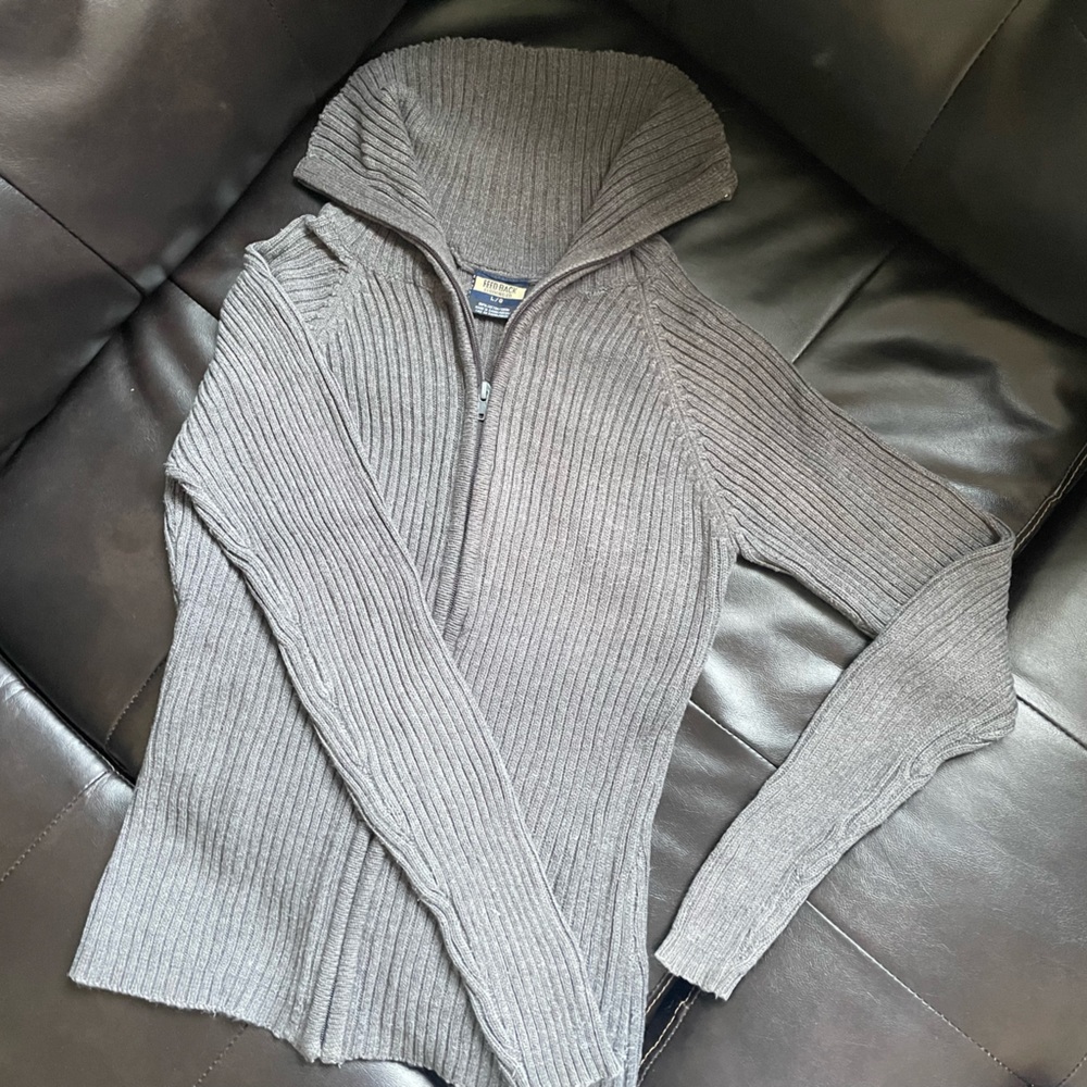 Feedback Clothing Zip up sweater